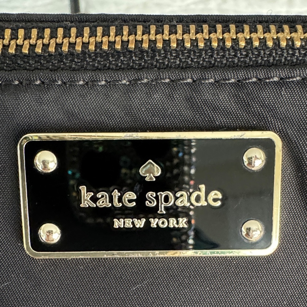Kate Spade Black Crossbody with Gold Accents - Picture 8 of 12